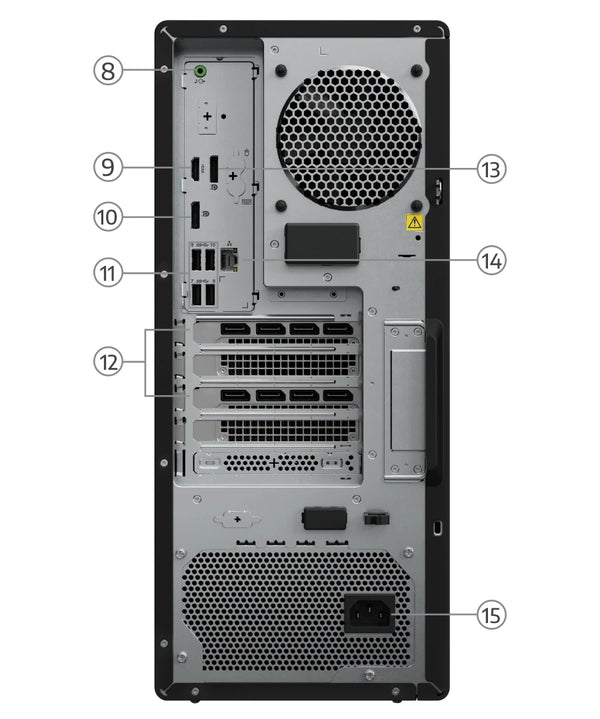 Rear Ports & Slots